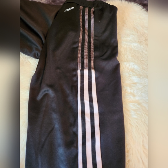 NWOT Adidas Joggers Pink and Black - Picture 2 of 6